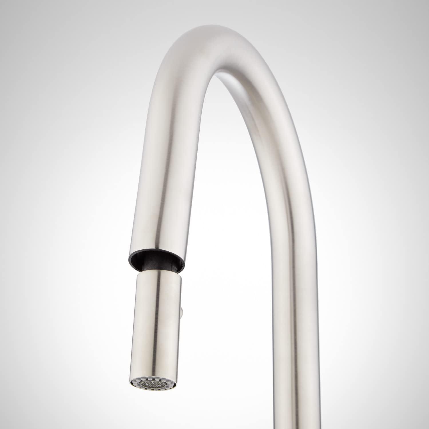 Stainless Steel Single Handle Pull-Down Kitchen Faucet