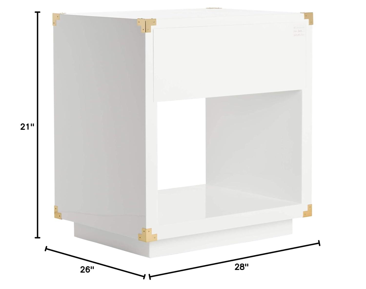 Safavieh Couture Lella End Table with Storage