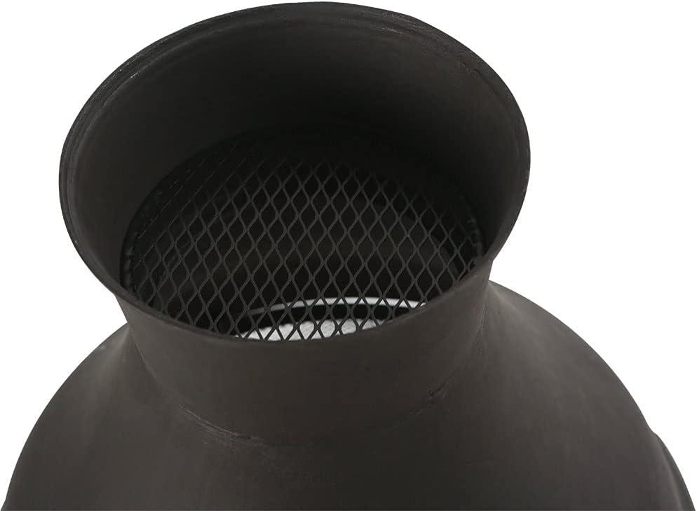Heatmaxx Round Cast Iron Wood Burning Smokeless Chimnea