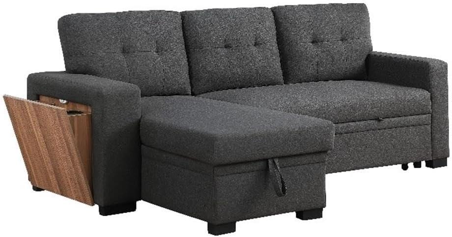 DEVION Furniture 3 - Piece Upholstered Sectional
