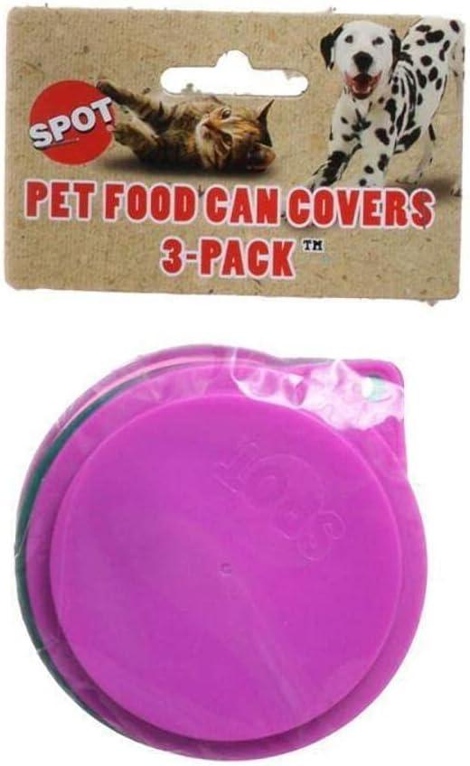 Ethical Pet Plastic Dog and Cat Food Can Covers, 3 Count