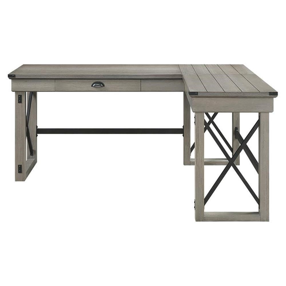 ACME Talmar Writing Desk with Lift Top in Rustic Oak