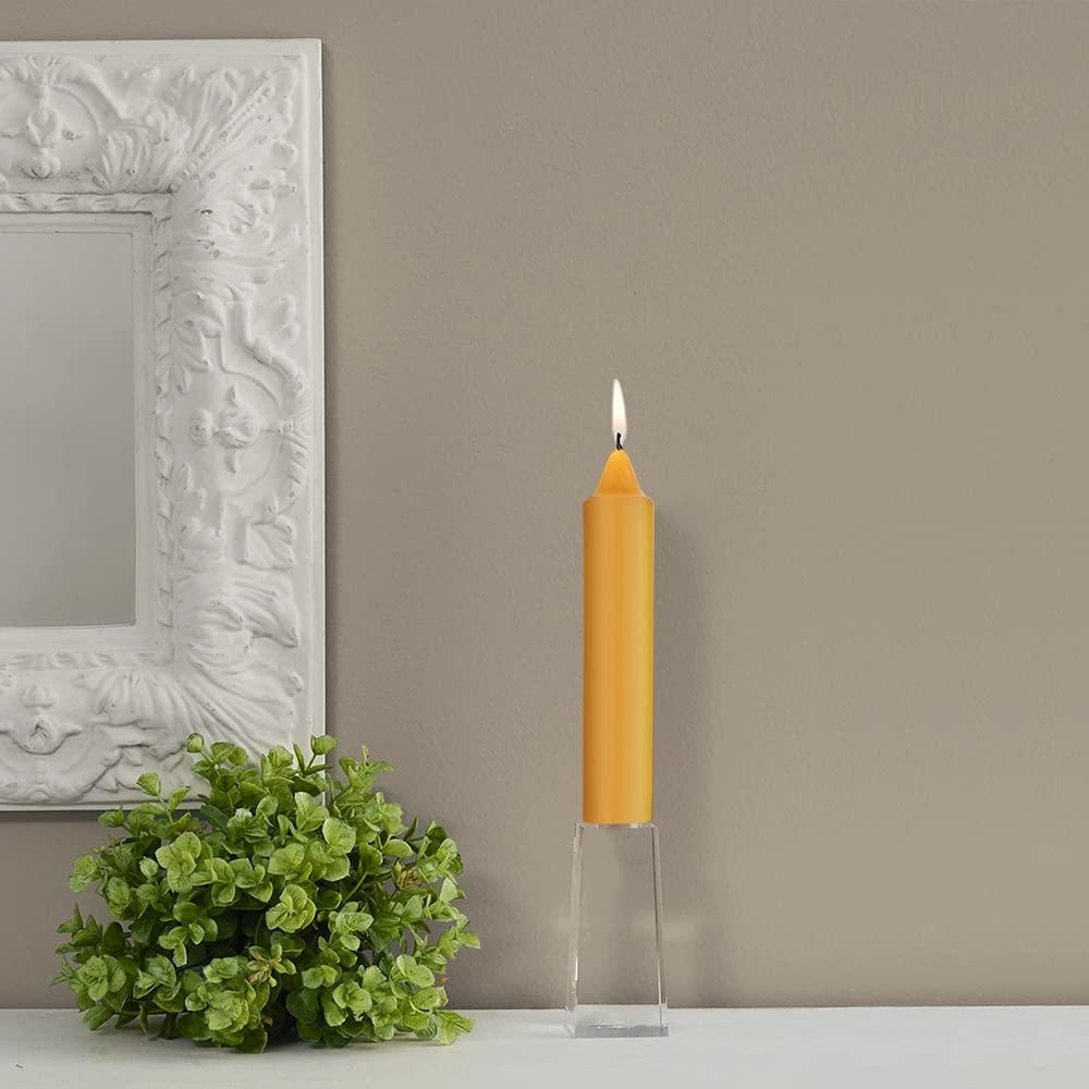 Smooth Collenette Unscented Taper Candle (Set of 4)