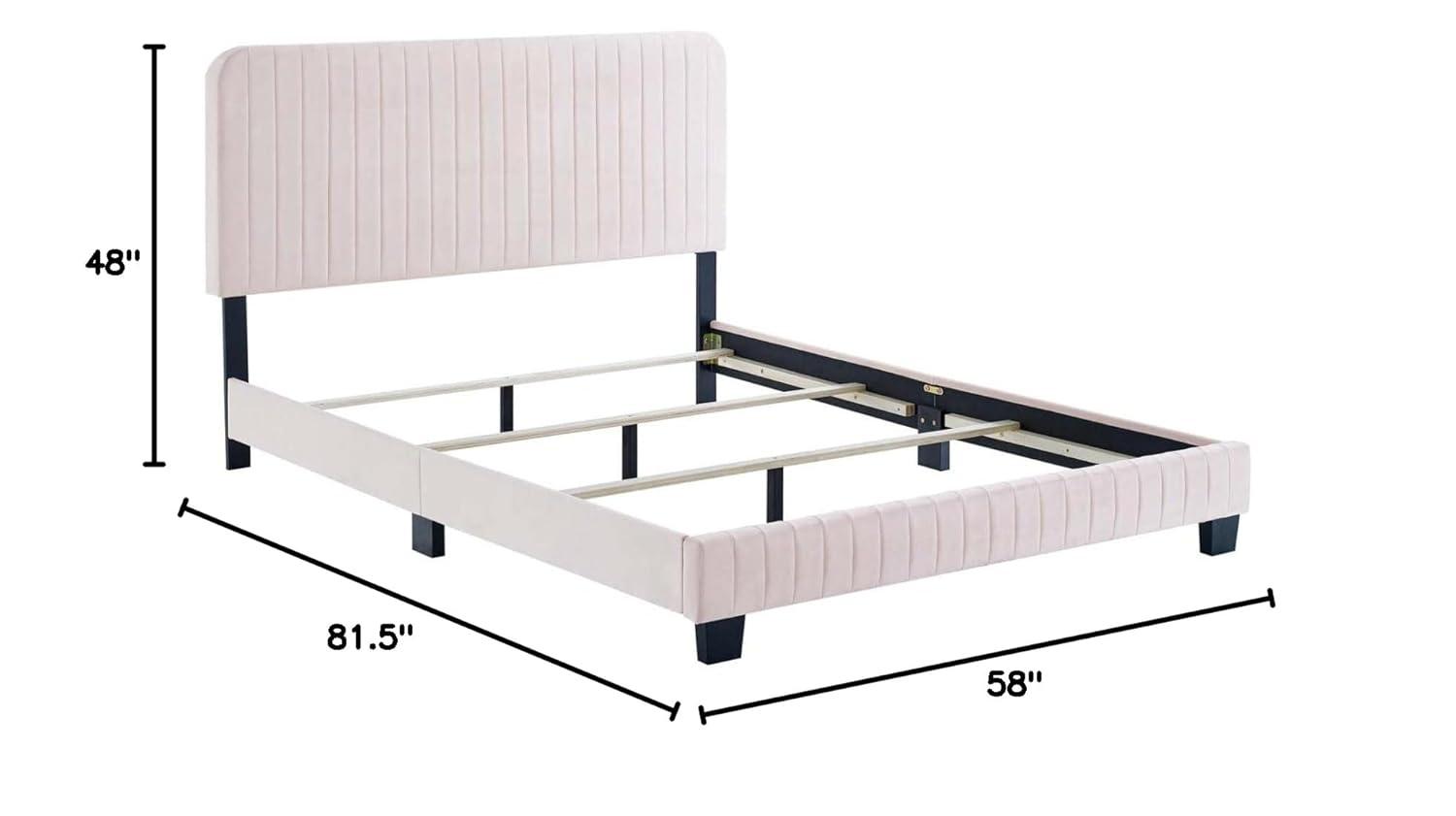 Modway Celine Channel Tufted Performance Velvet Full Bed