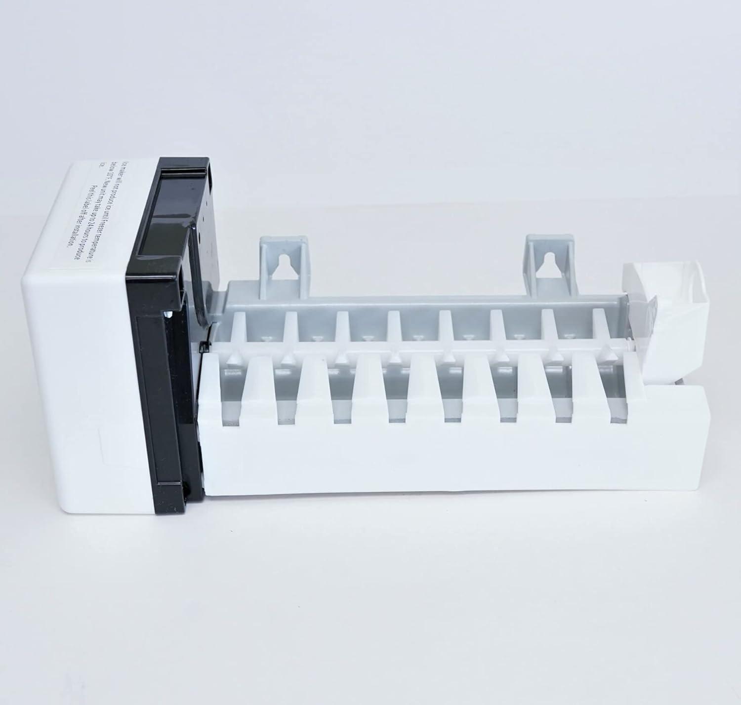 White and Black Electric Ice Maker Replacement for Whirlpool Refrigerators