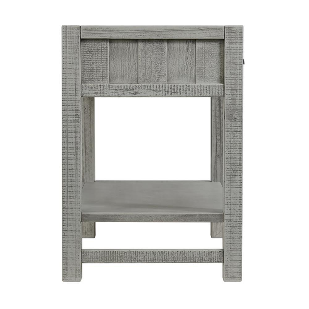 Arden 2-Drawer Wood Nightstand, Perfect for Modern Rustic, Boho or Traditional Bedroom, Functional and Stable Storage, 28W x 19D x 26 3/8H