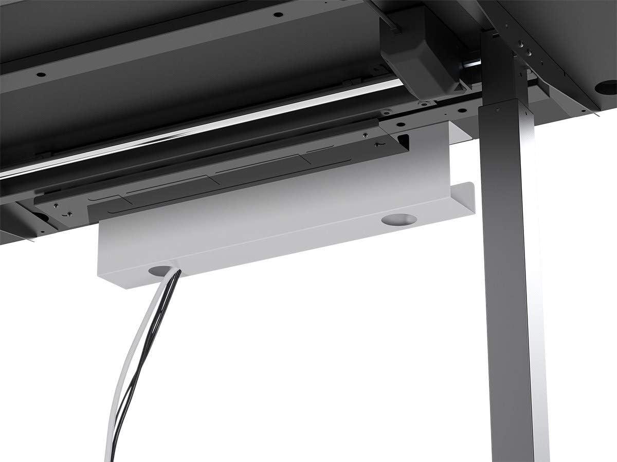 Monoprice Under Desk Cable Tray - Steel With Power Supply and Wire Management - Workstream Collection