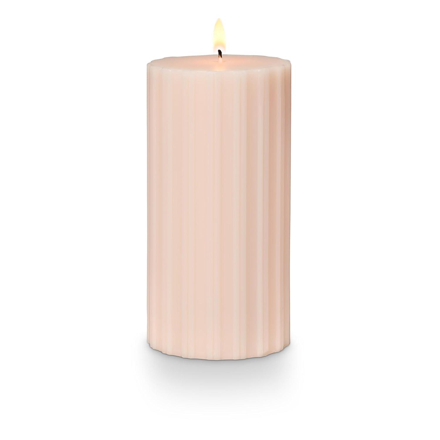 Selin Coconut Milk Mango Pillar Candle