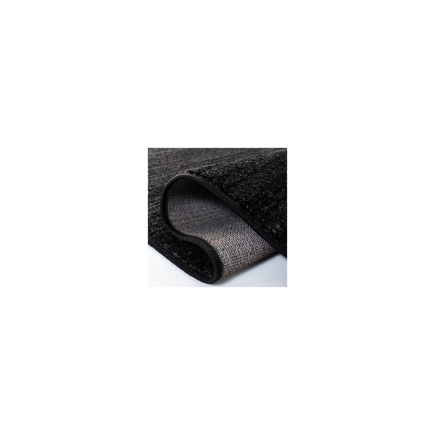 SAFAVIEH Adirondack Boban Abstract Area Rug, Black/Grey, 4' x 4' Square