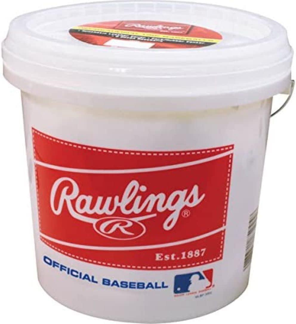 Official League Recreational Use Practice Baseballs | Youth/8U | OLB3 | Bucket | 24 Count