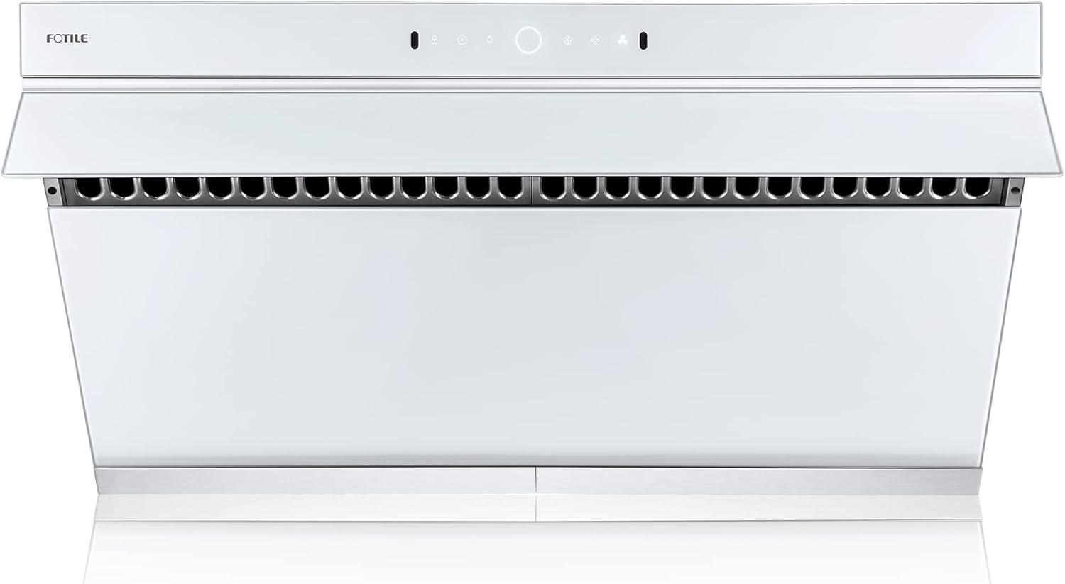 FOTILE White Glass 36" Under-Cabinet Range Hood with Motion Activation