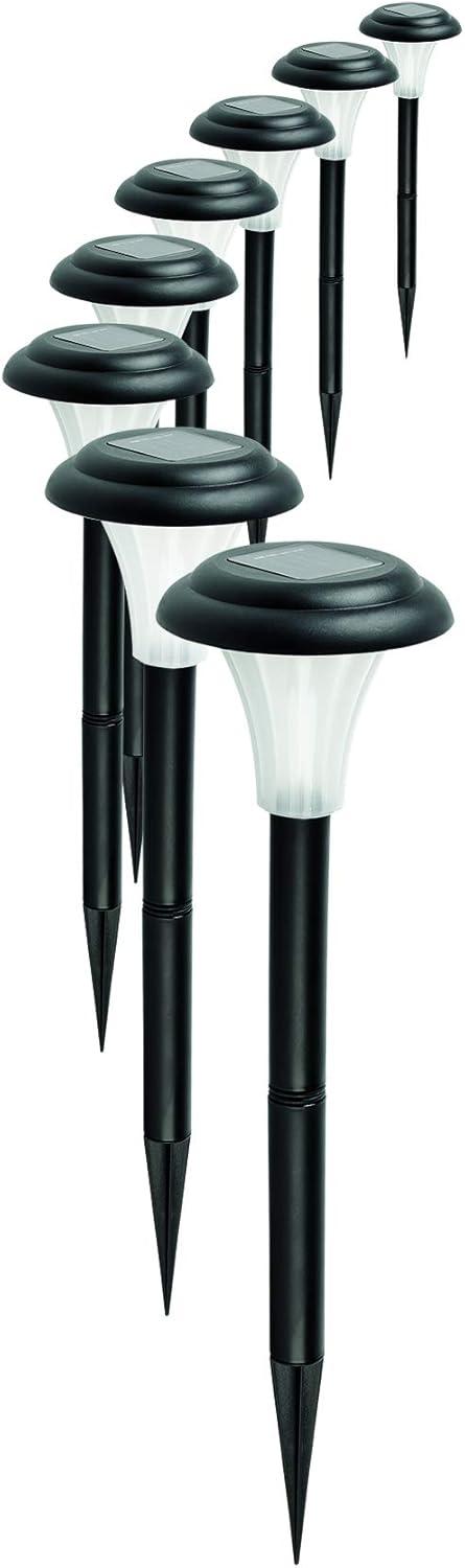 Solar Matte Black Solar Powered Integrated LED Pathway Light Pack