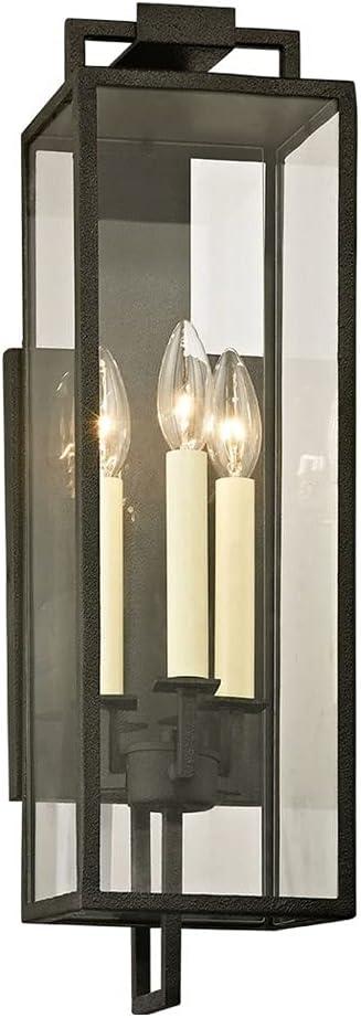 Judy Outdoor Sconce - Black / 21.5"H
