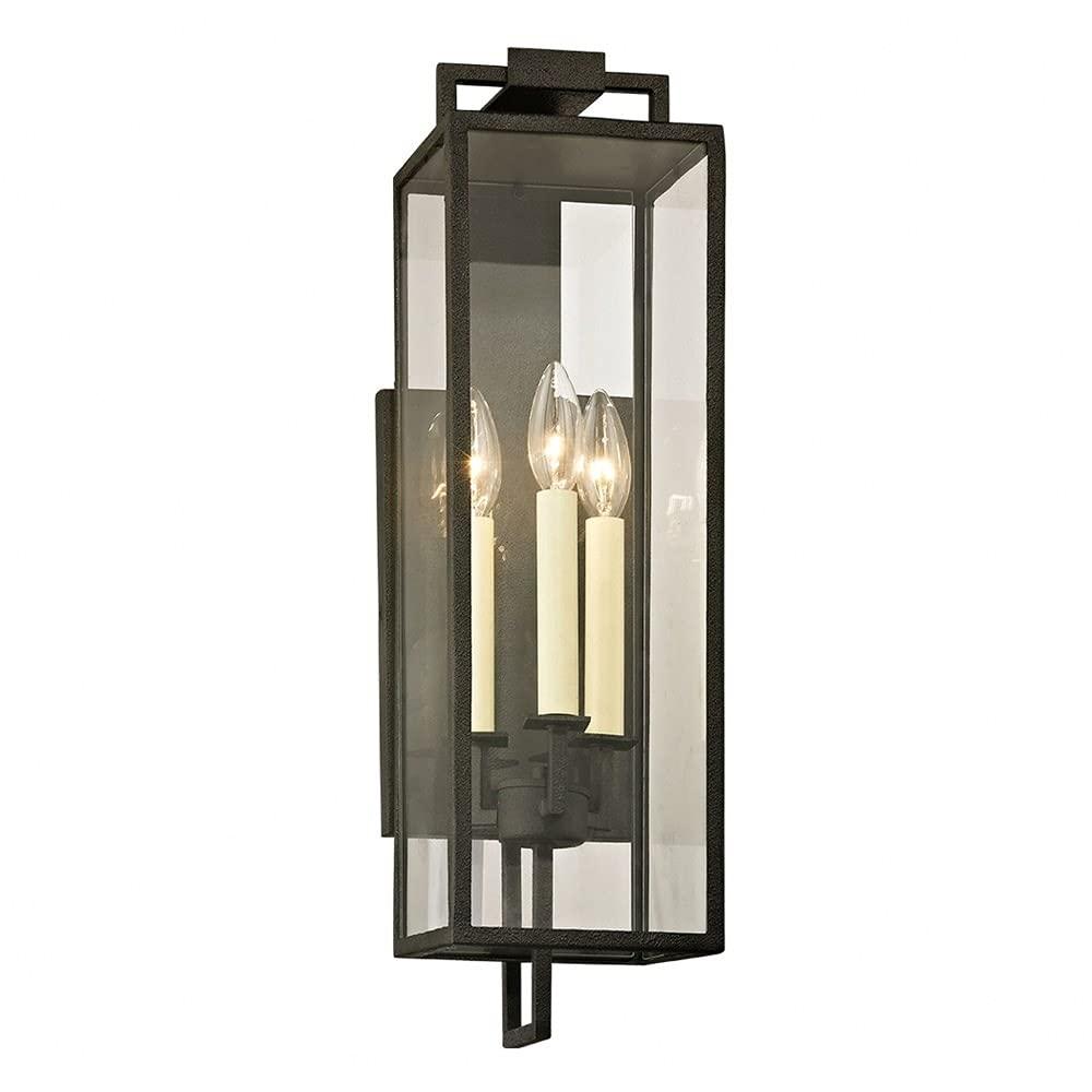 Judy Outdoor Sconce - Black / 21.5"H
