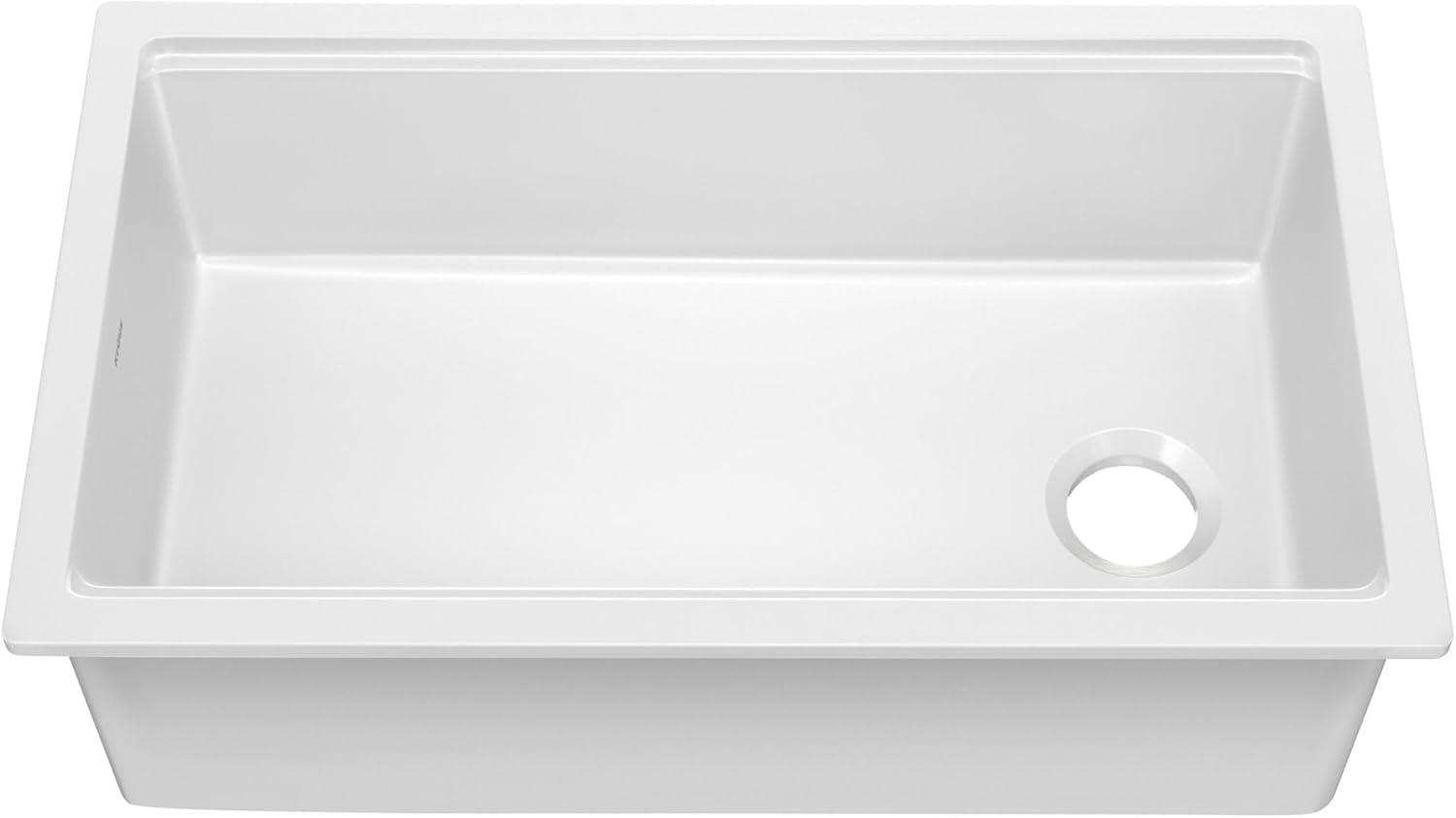 KRAUS Turino™ 33" L Farmhouse Reversible Apron Front Fireclay Single Bowl Kitchen Sink