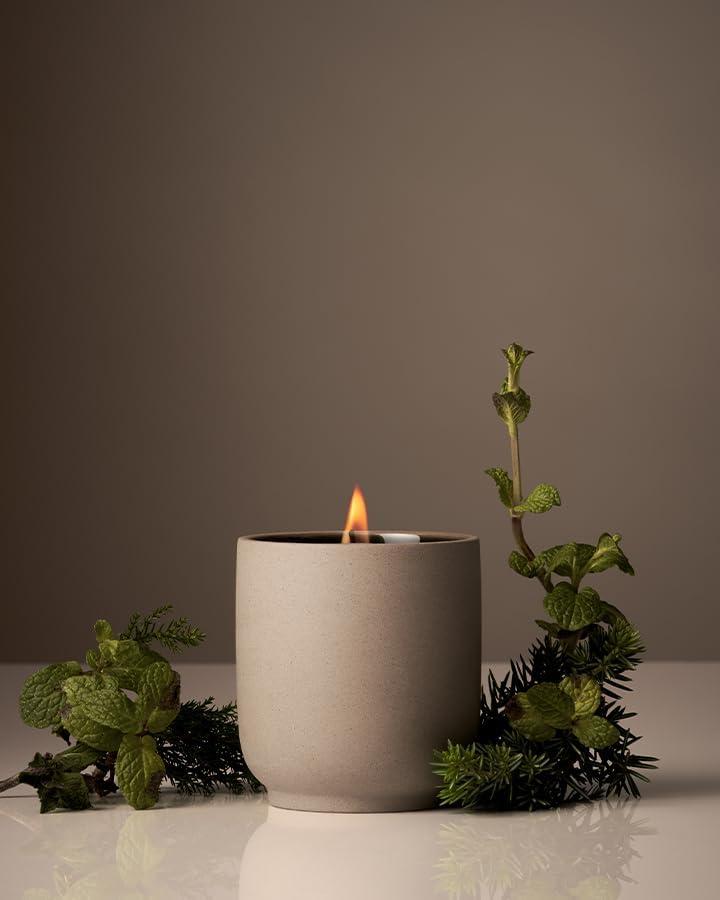 Cece Scented White Soy Candle in Ceramic Vessel