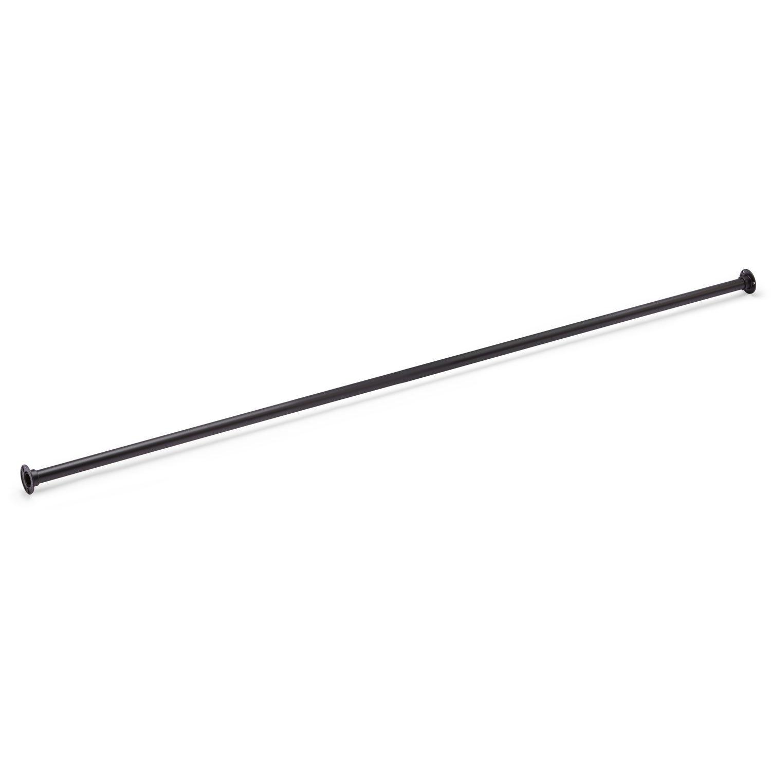 Signature Hardware 66" Brass Straight Shower Curtain Rod