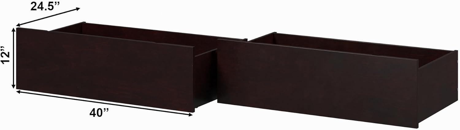 Urban Bed Drawers Queen-King Espresso