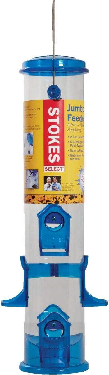 Stokes Select Jumbo Seed Tube Bird Feeder (Pack of 1)