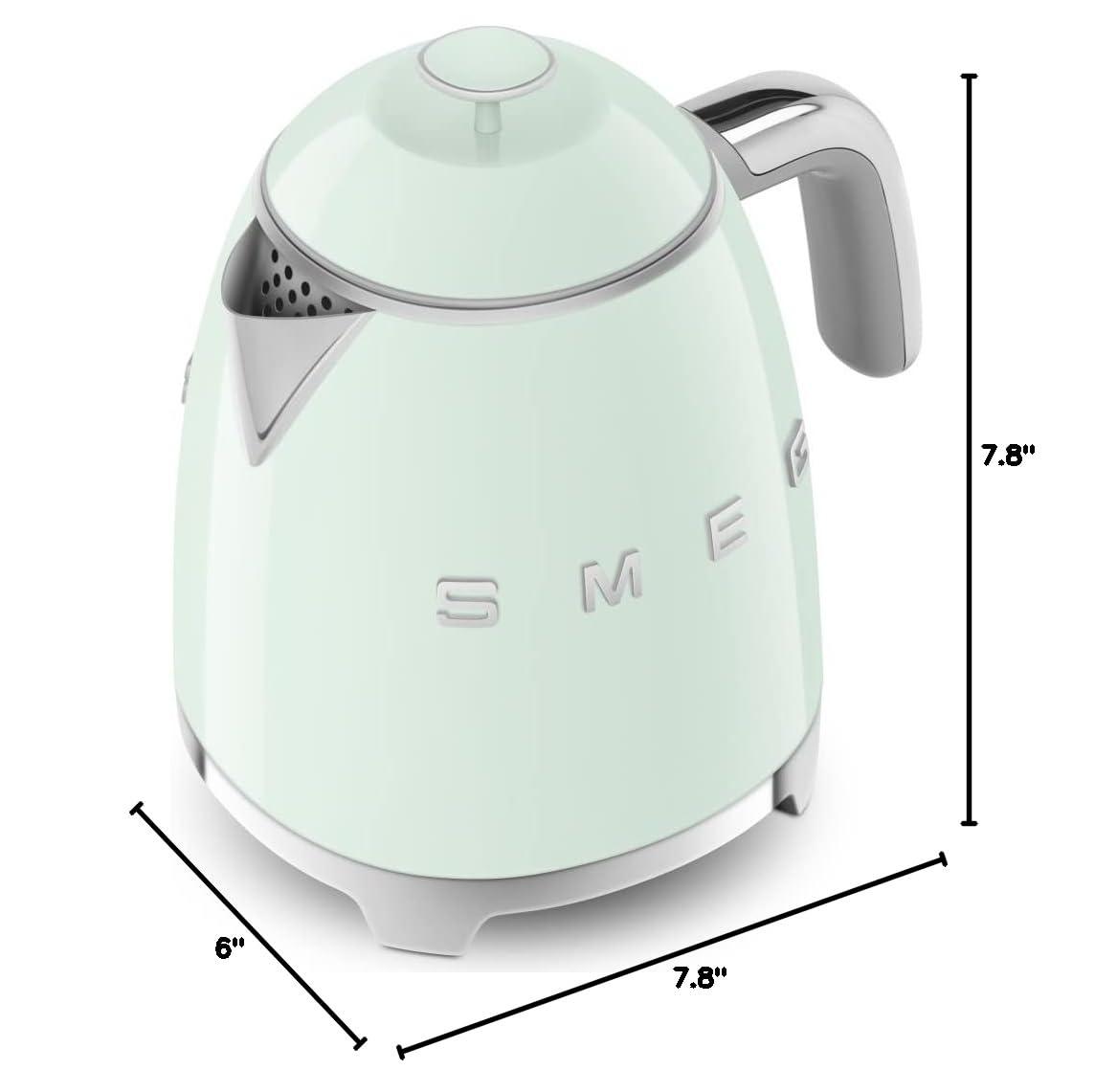 SMEG Pastel Green Retro Mini Electric Kettle