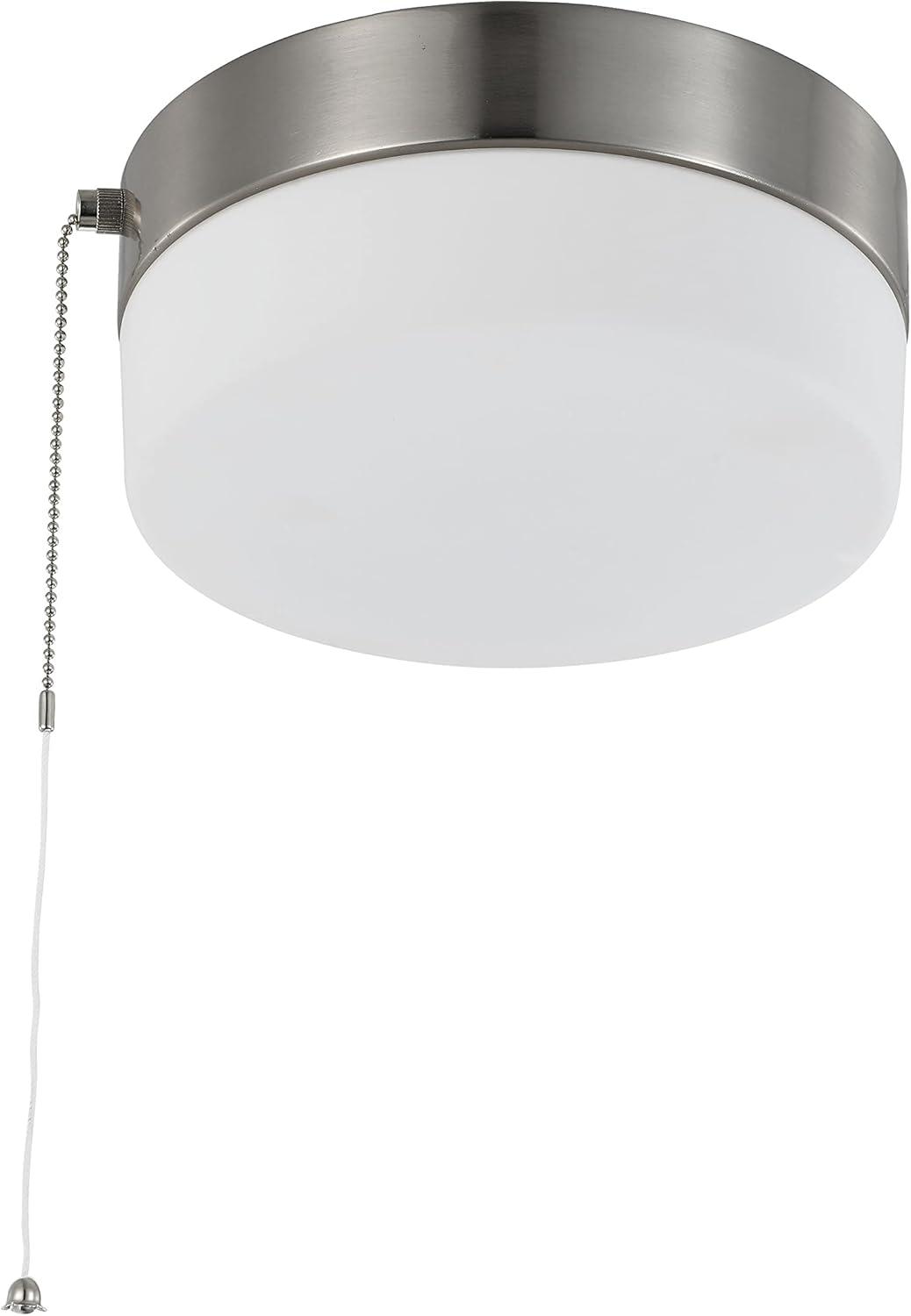 Nuvo Lighting 62/1566 Basic 8" Wide Led Flush Mount Ceiling Fixture - Nickel