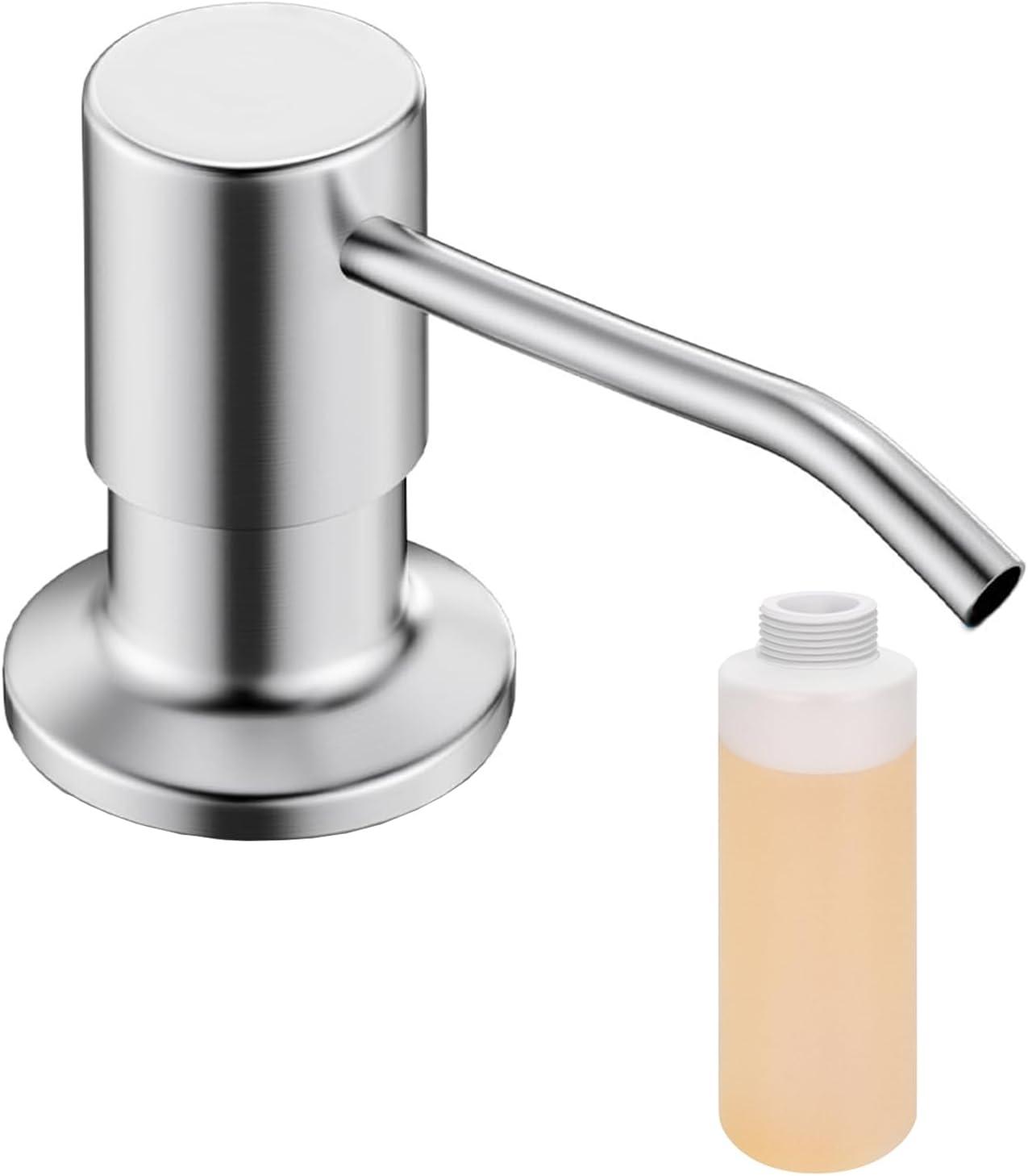 Soap Dispenser For Kitchen Sink In Polished Chrome