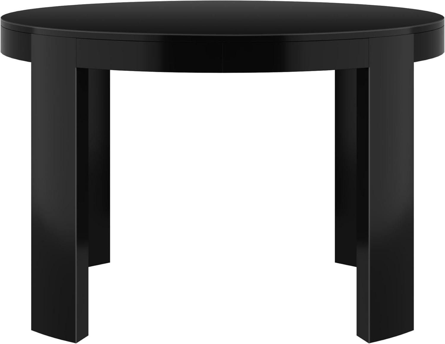 Plank+ Beam Modern Rounded Round Dining Table