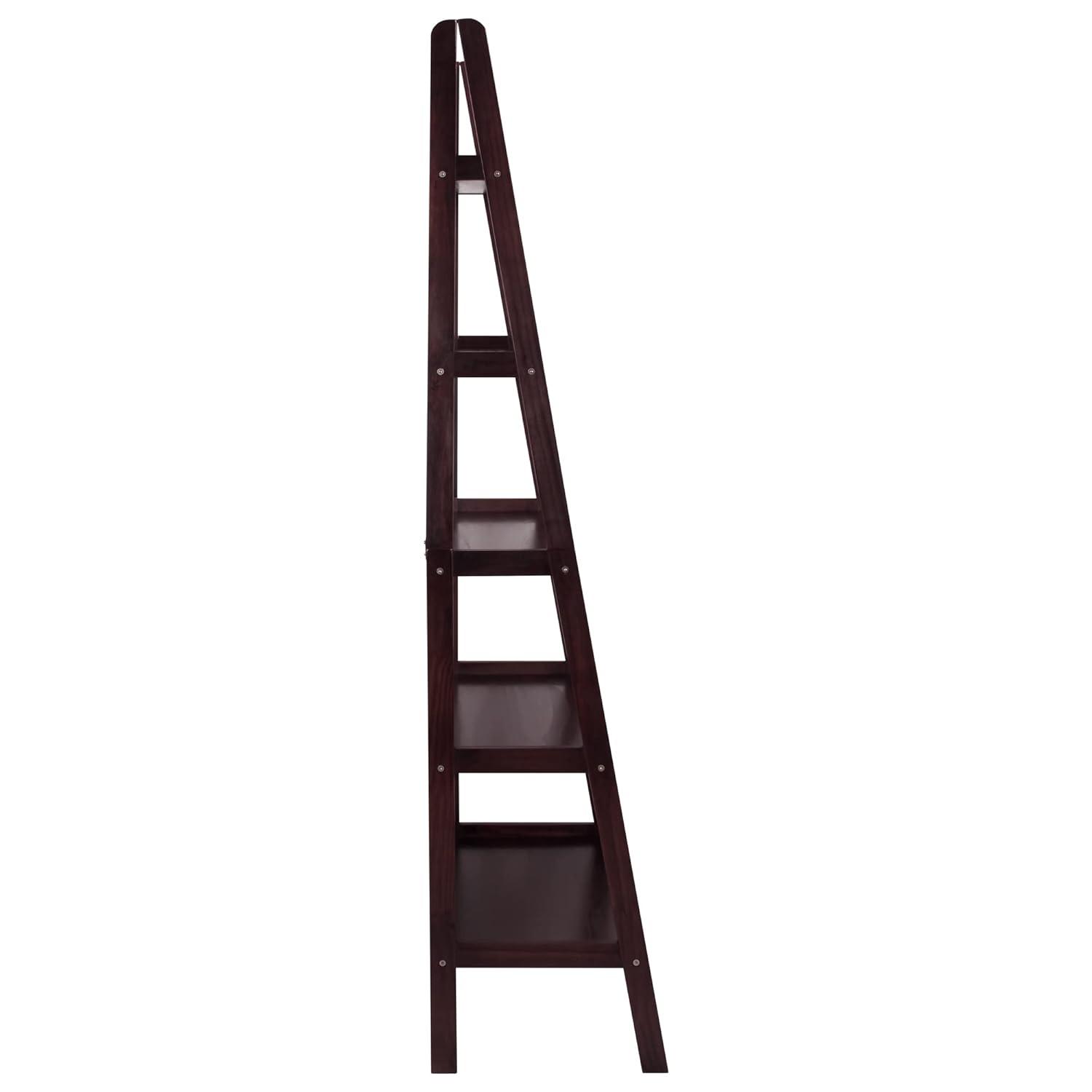 Casual Home 5-Shelf Ladder Bookcase