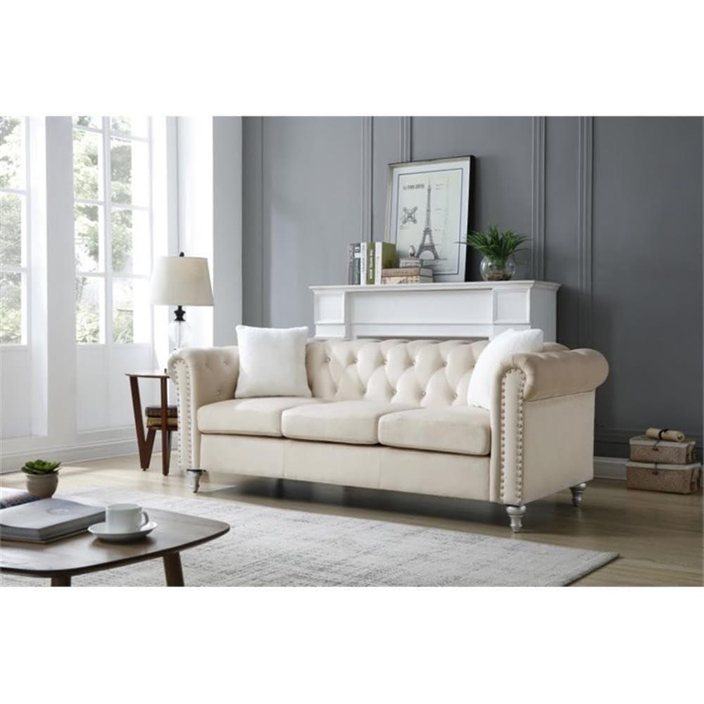 Glory Furniture Bailey 65'' Velvet Loveseat