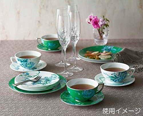 Green Chinoiserie Porcelain Salad/Dessert Plate