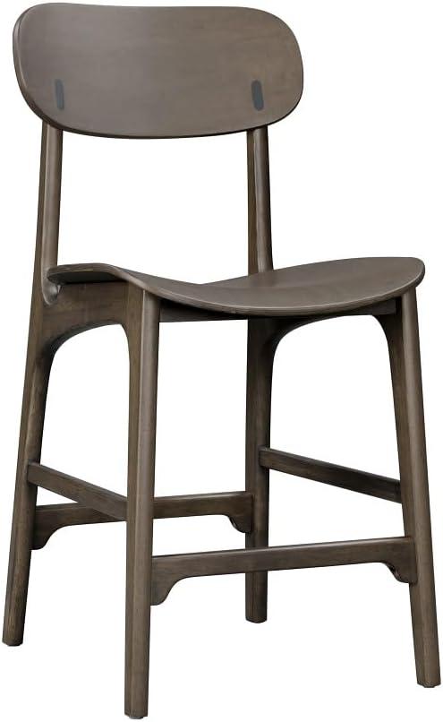 Solvang Carbonite Finish Wood Counter Height Barstool