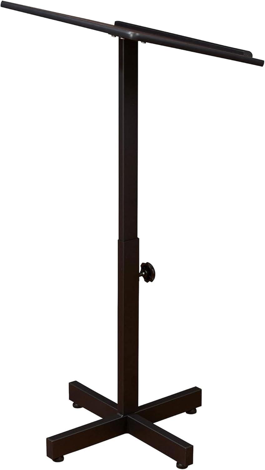 Oklahoma Sound Portable Presentation Adjustable Lectern Stand, Medium Oak