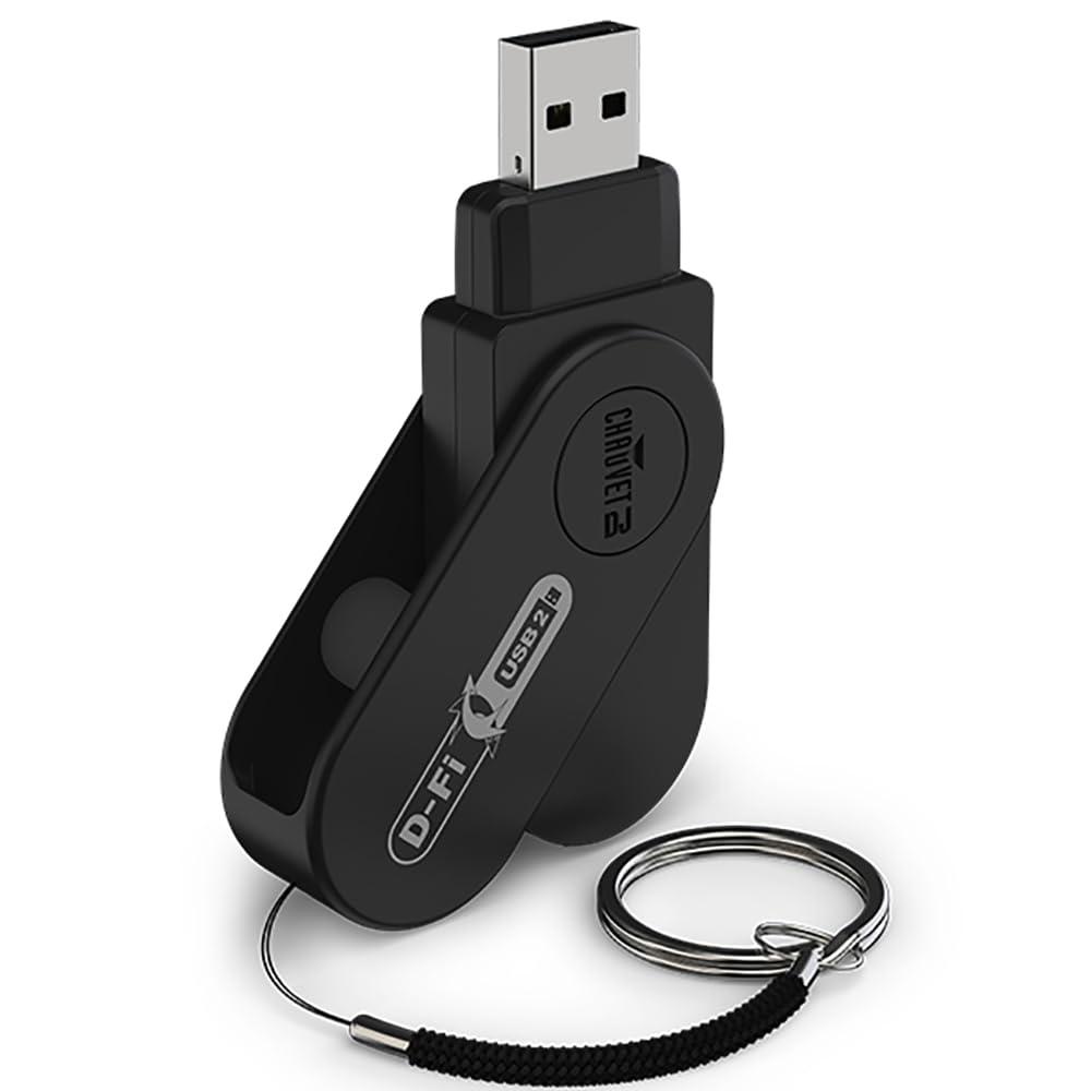 Black Plastic Wireless DMX USB Transceiver