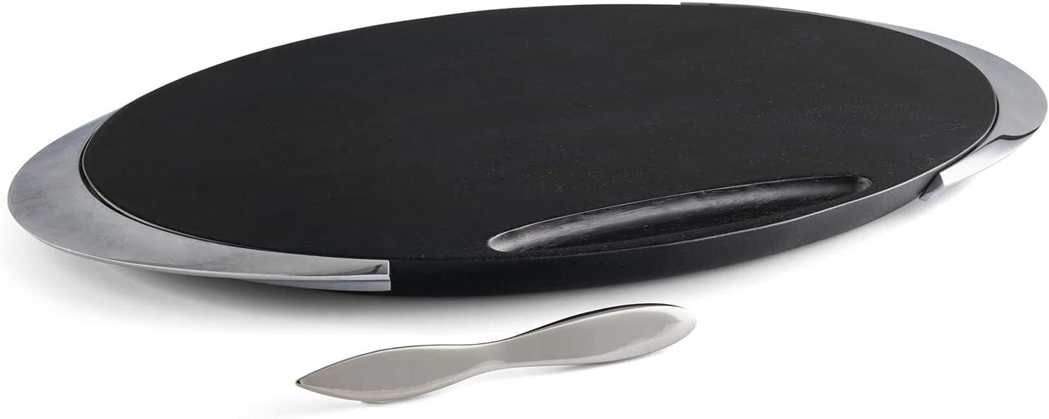 Nambe Noir Cheeseboard W/ Knife