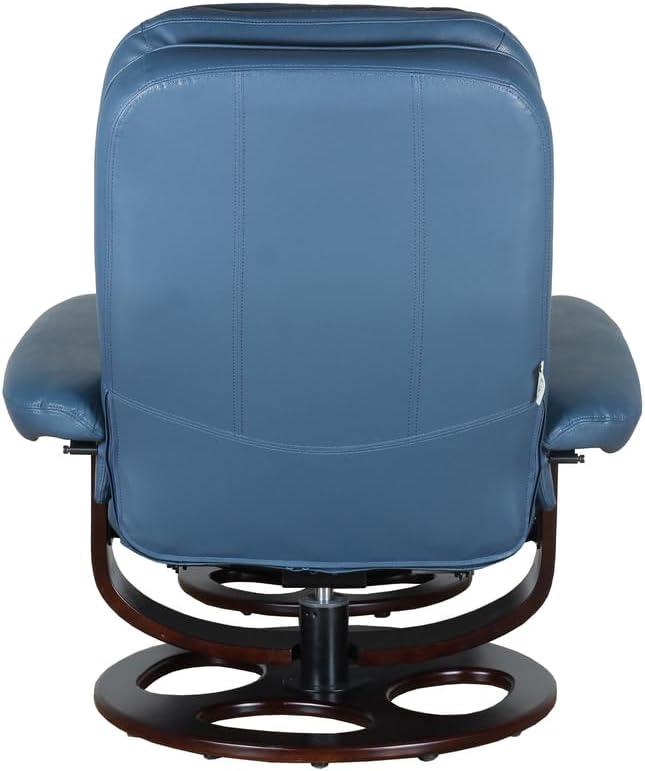 Barcalounger Jacque Swivel Pedestal Recliner w/Ottoman