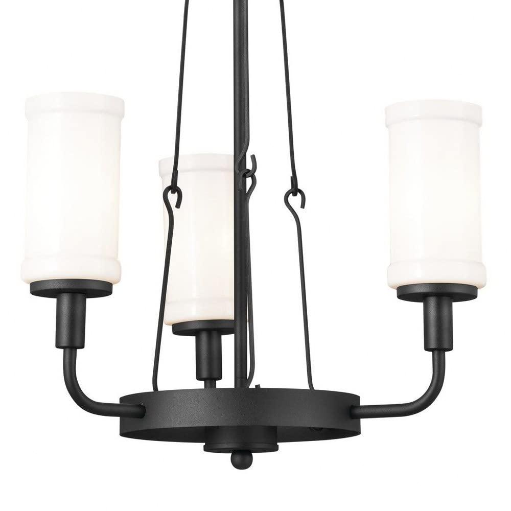 Kichler Lighting Vetivene 3 - Light Chandelier in  Textured Black