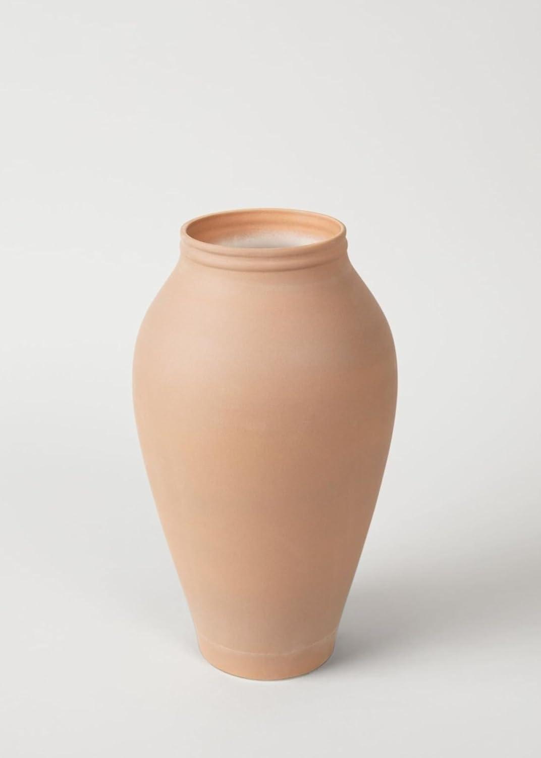 Afloral Terracotta Medium Ceramic Vase - 14"