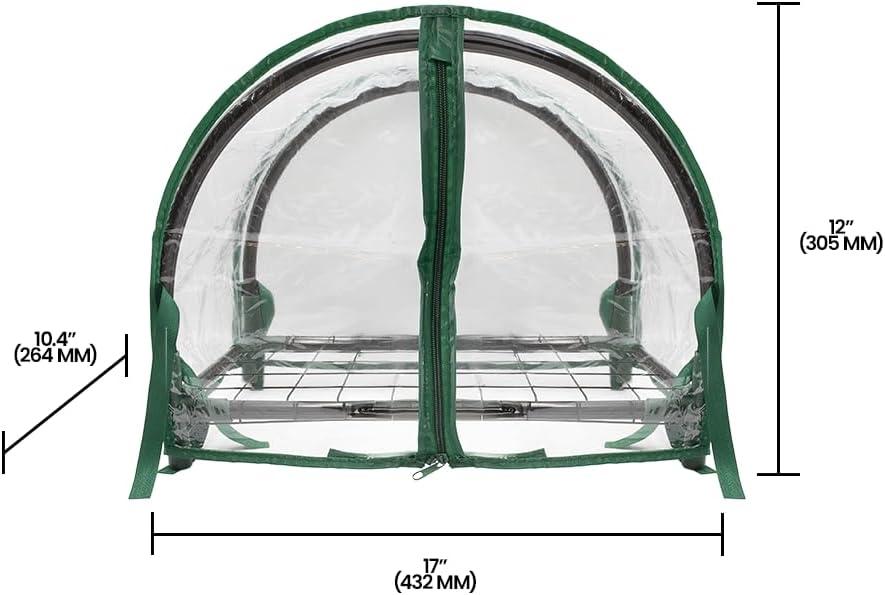 Zenport 1.5 Ft. W x 1 Ft. D Mini Greenhouse