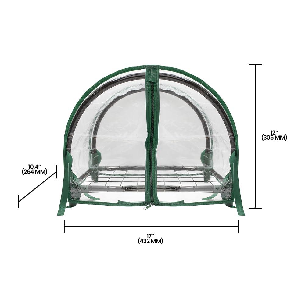 Zenport 1.5 Ft. W x 1 Ft. D Mini Greenhouse