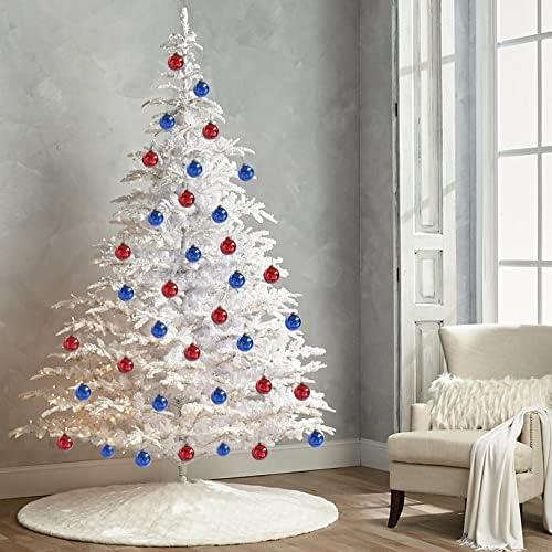 Set of 4 Gold Mercury Glass Ornaments (3.15" Classic Twist Ball) Perfect for Christmas Tree, Hanging Holiday Decoration, Gifts & Home Decor