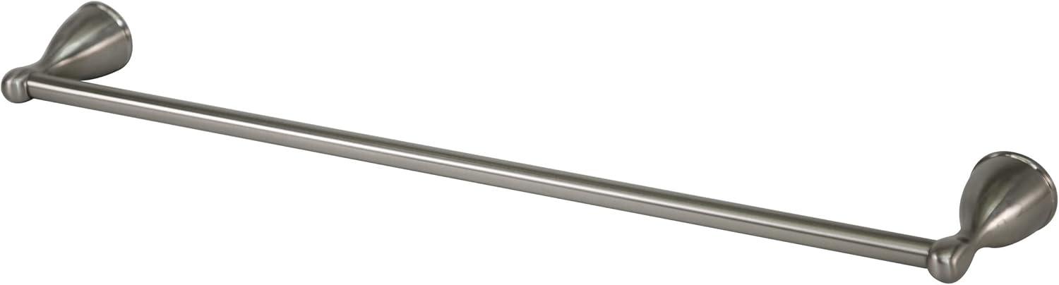 Brushed Nickel 24-Inch Wall Mounted Towel Bar