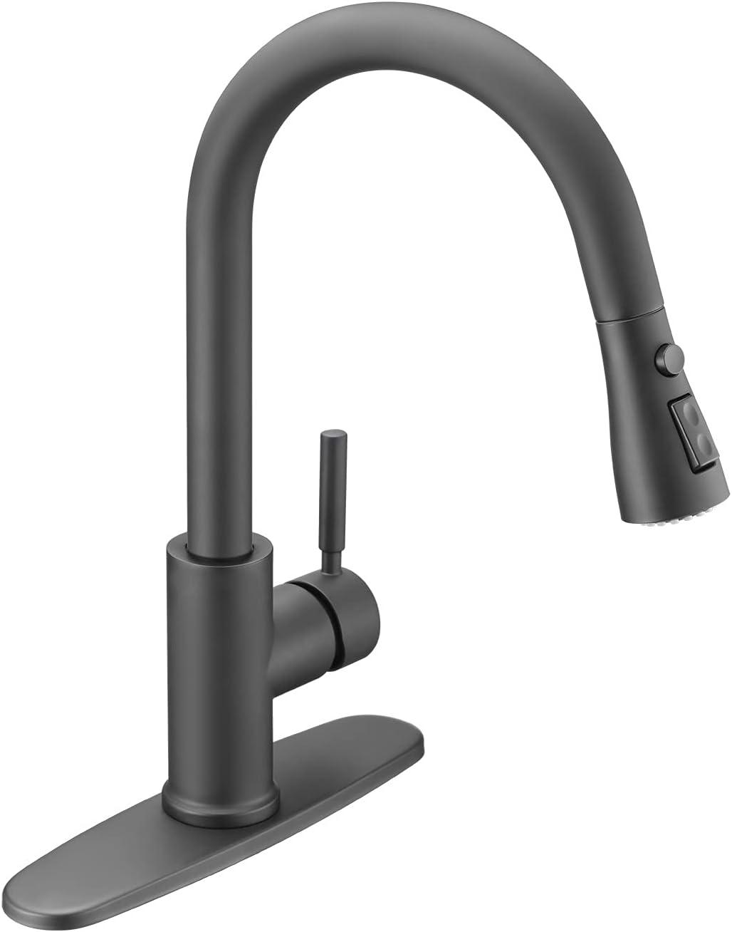 Babevy Pull Down Kitchen Faucet