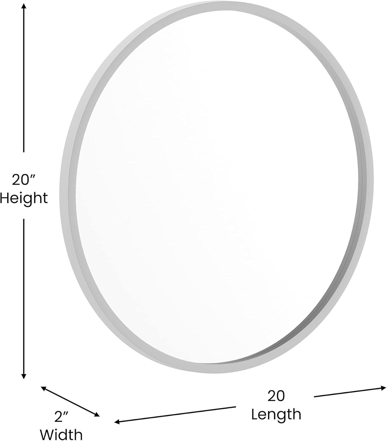 Taylor & Logan Metal Round Wall Mirror