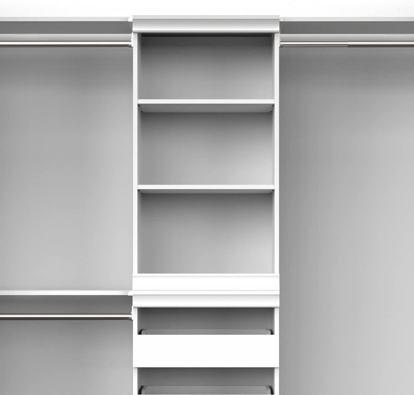 ClosetMaid Modular Closet Stackable Shelf Unit