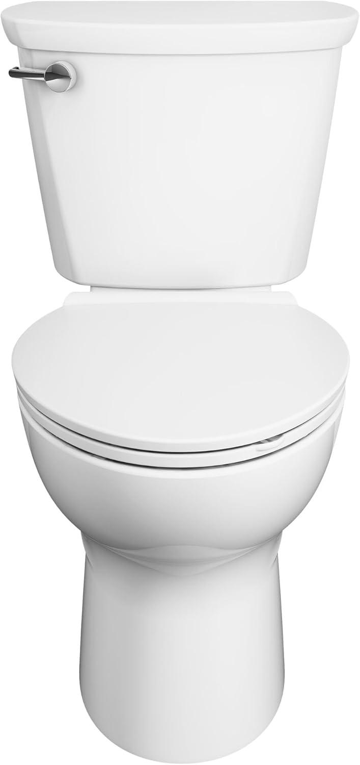 American Standard Cadet PRO Two-Piece Toilet with Slow-Close Seat & Wax Ring, Standard Ht, White