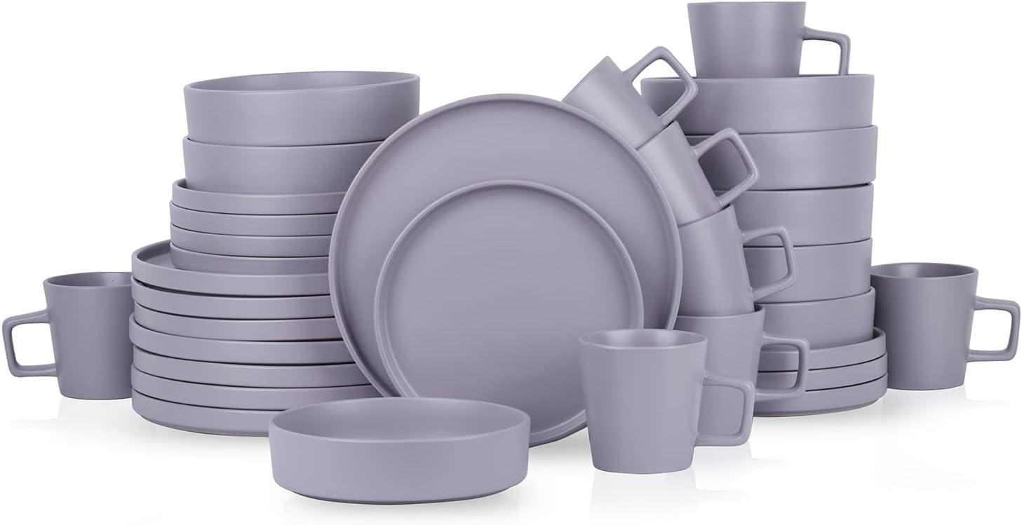 Stone Lain Cleo 32-Piece Stoneware Dinnerware Set, Service for 8