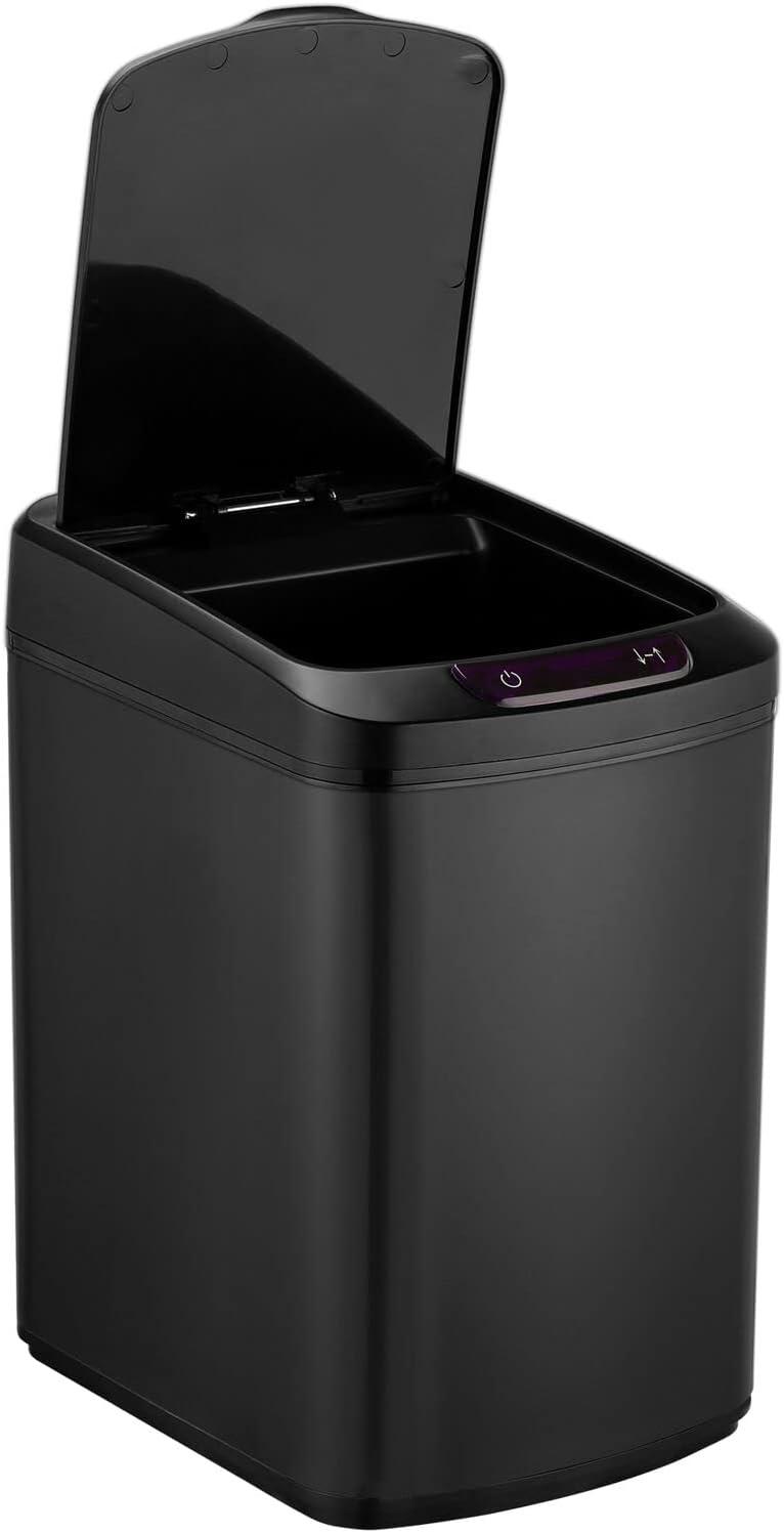 Hanover Steel Motion Sensor Waste Basket - 3.2 Gallons