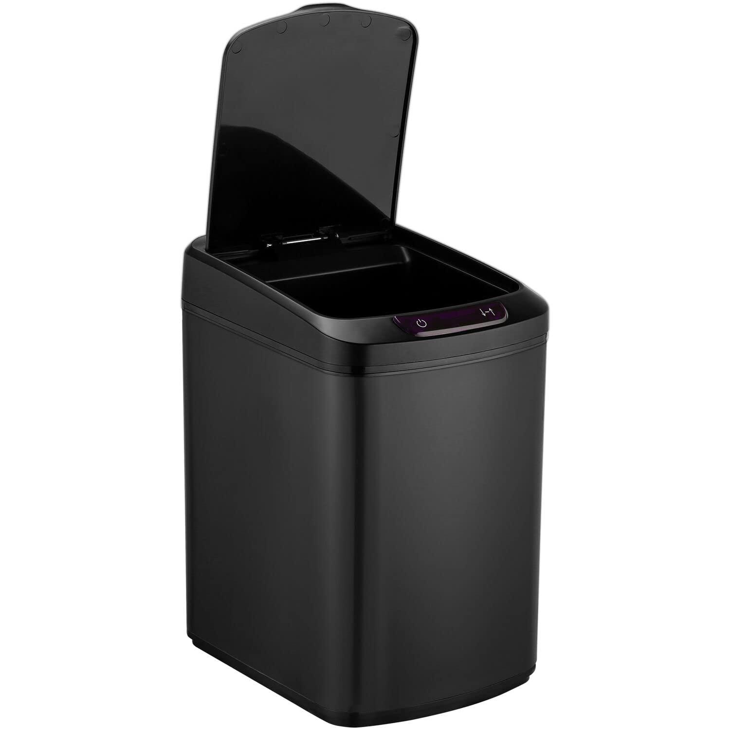 Hanover Steel Motion Sensor Waste Basket - 3.2 Gallons