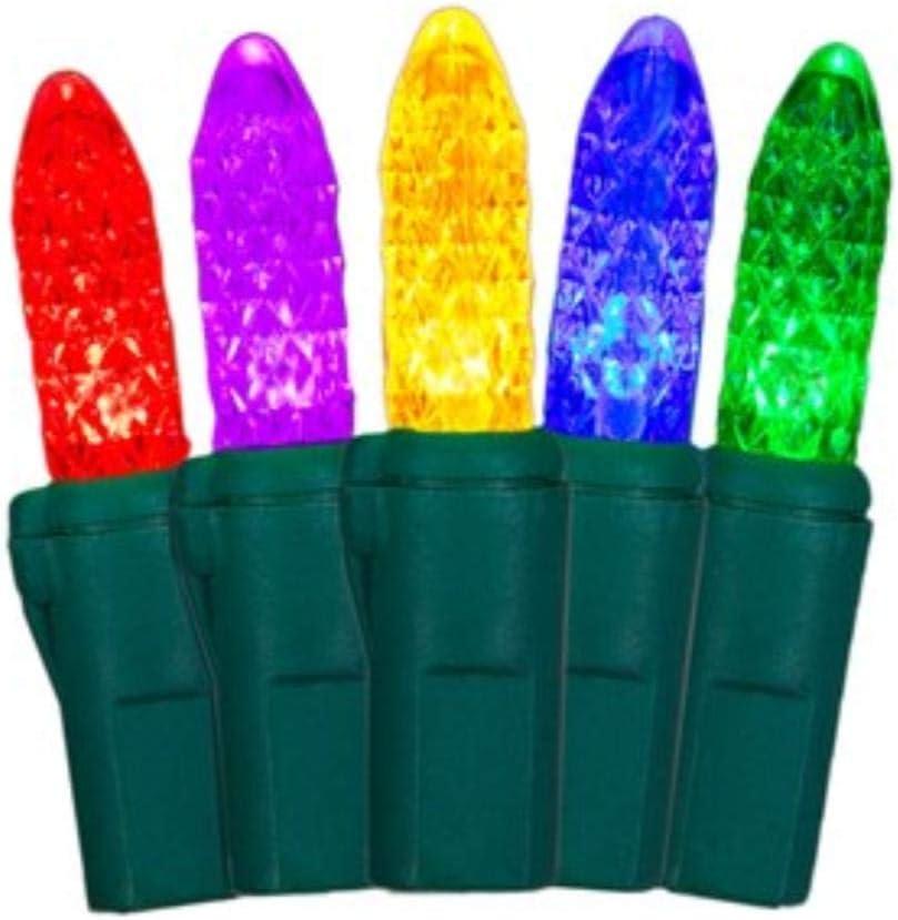 GE Energy Smart 150 LED Miniature String Lights Multi with Green Wire 49.6-FT