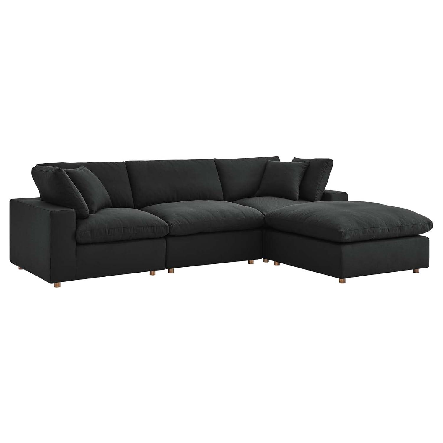 Modway Copper Grove Hrazdan Down-filled 4-piece Sectional Sofa Set